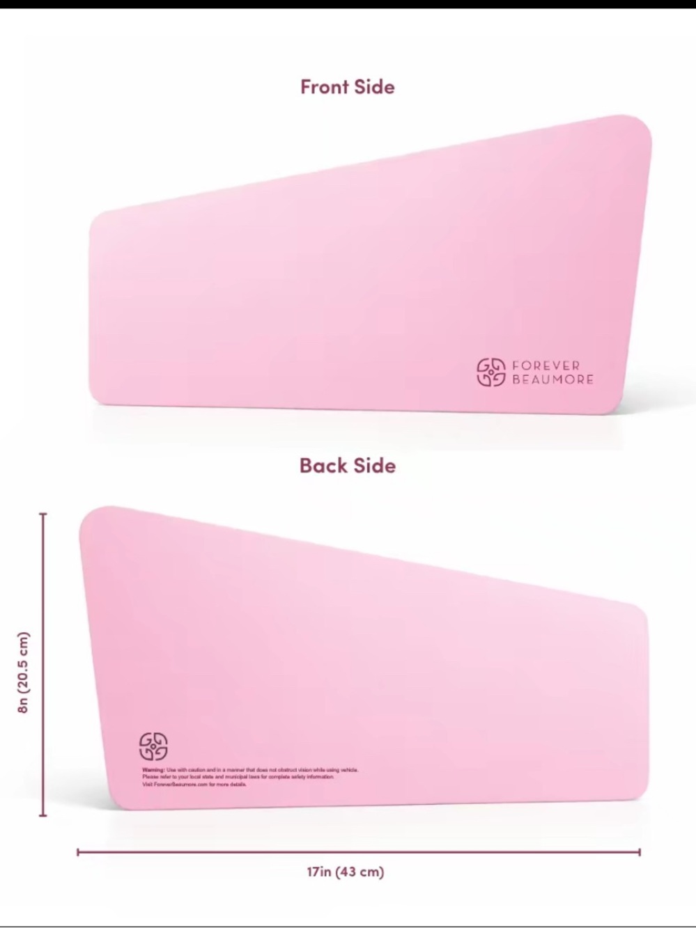 Pink Sunshade Non transparent shade for windows